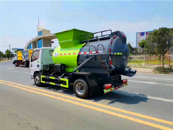 東風(fēng)小多利卡國(guó)六5方圓罐餐廚垃圾車